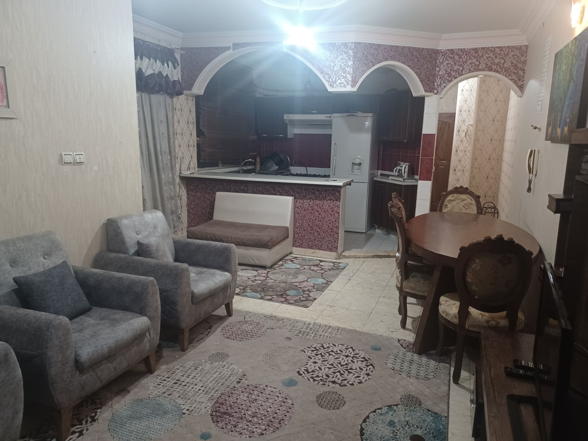 آپارتمان تک خواب خبازی تهرانپارس 6 - پذیرایی