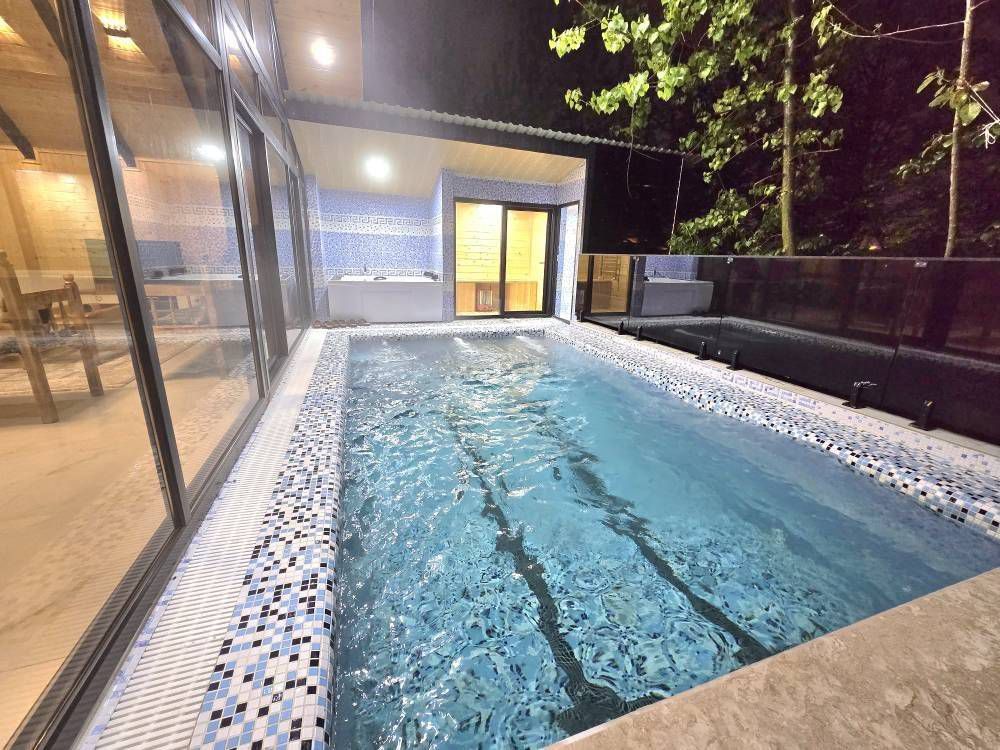 کلبه  دو خواب سویسی توسکا - استخر